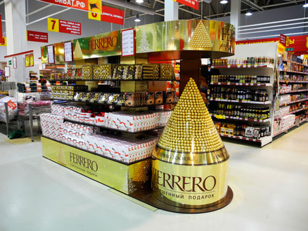 Рекламная стойка Ferrero