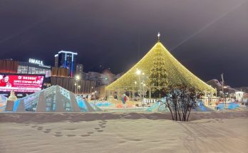 Ледовый городок в Перми