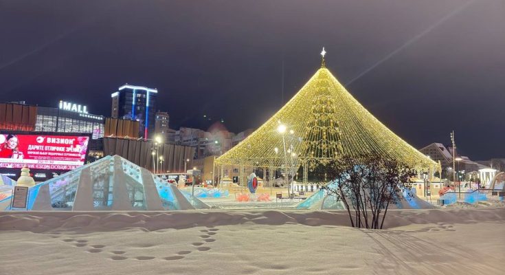 Ледовый городок в Перми