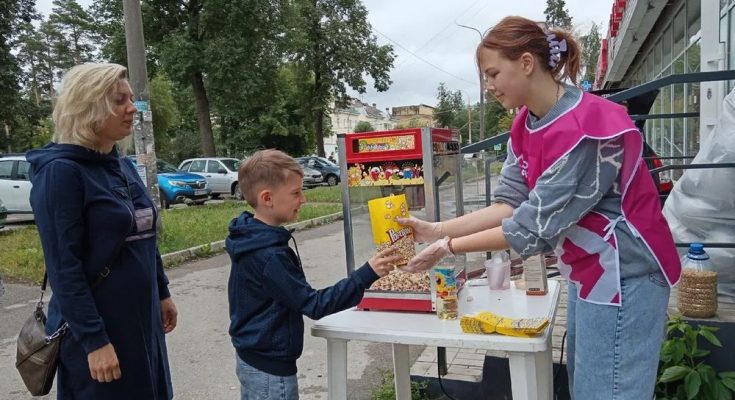 Раздача снеков на мероприятие в Перми