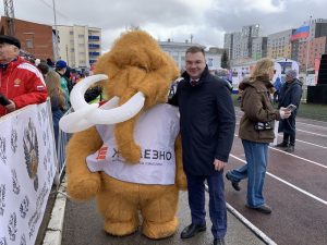 Забег в ростовых костюмах в Перми