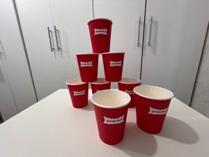 Брендированные стаканчики Альфа Банк