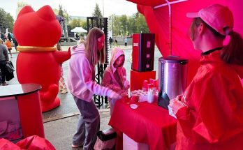 Чайная станция в Перми на спортивном соревновании