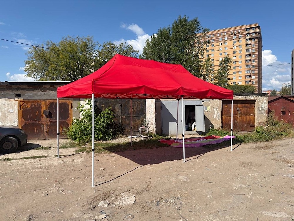 Красный шатер 3х6 метра