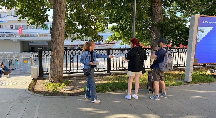Промо на речном вокзале в Перми