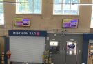 Видеореклама на автовокзале Перми