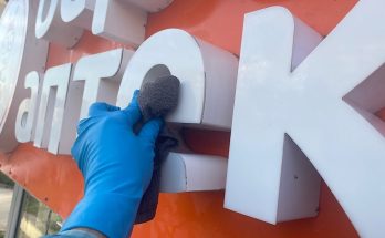Клининг наружной рекламы в Перми