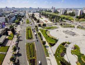 Эспланада под открытым небом в Перми